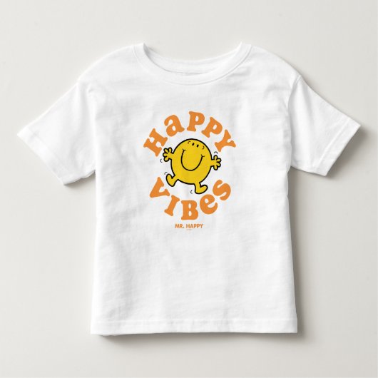 Happy Vibes Kleinkind T-shirt (Vorderseite)