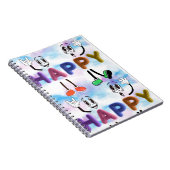 Happy Vibes Notizblock (Rechte Seite)