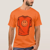 Happy Vibes Only – Classic Smiley Face T-Shirt Des (Vorderseite)