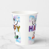 Happy Vibes Pappbecher (Rechts)