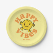 Happy Vibes Pappteller (Vorderseite)