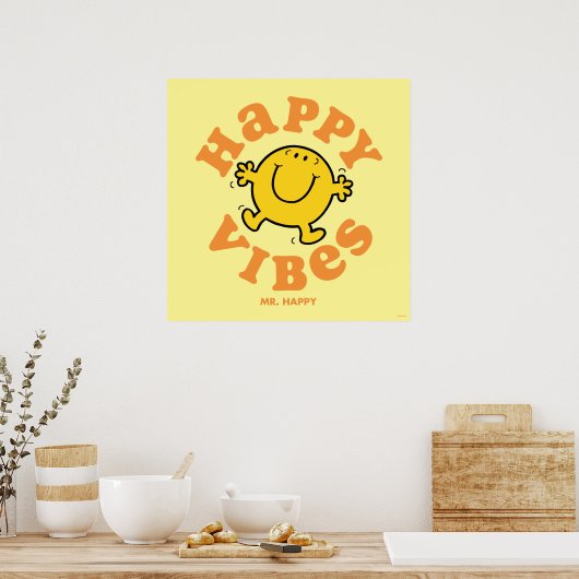 Happy Vibes Poster (Küche)