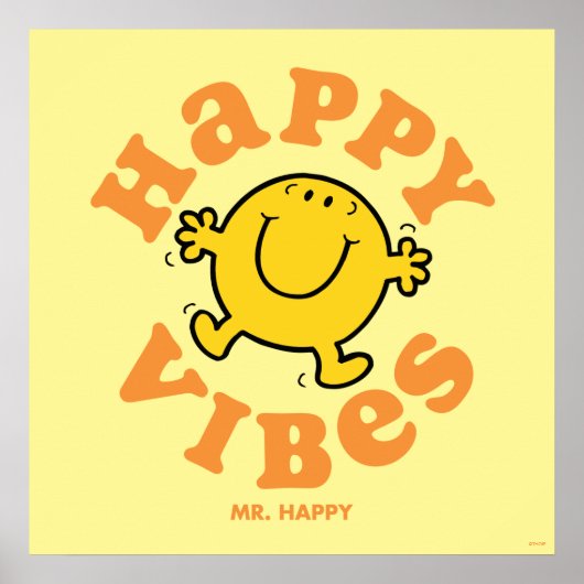 Happy Vibes Poster (Vorne)