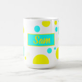 Happy Vibes Sam Add Your Name Coffee Tasse Cup (Mittel)