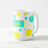 Happy Vibes Sam Add Your Name Coffee Tasse Cup (VorderseiteRechts)