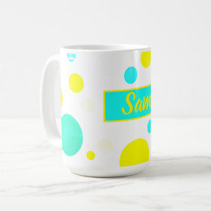 Happy Vibes Sam Add Your Name Coffee Tasse Cup