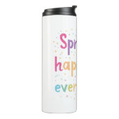 Happy Vibes Sprinkle Happiness Confetti Art Thermosbecher (Nach links gedreht)