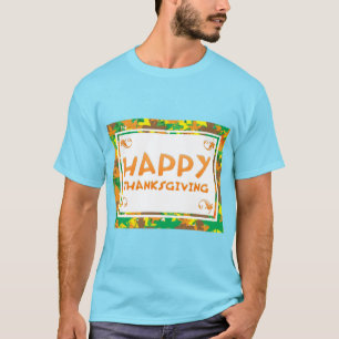 „Happy Vibes“-T-Shirt mit positivem Stimmungs-Prin T-Shirt