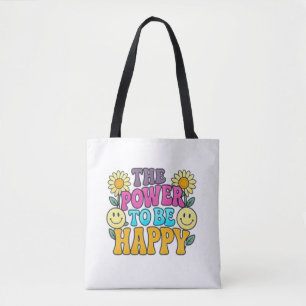 Happy Vibes Tote Bag Tasche
