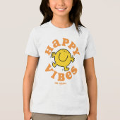 Happy Vibes Tri-Blend Shirt (Vorderseite)