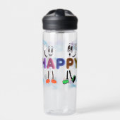 Happy Vibes Trinkflasche (Vorderseite)