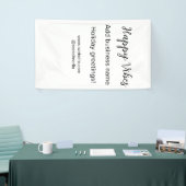 Happy vibes Weihnachtsfeiertage Grußgeschäft Banner (Messeveranstaltung)