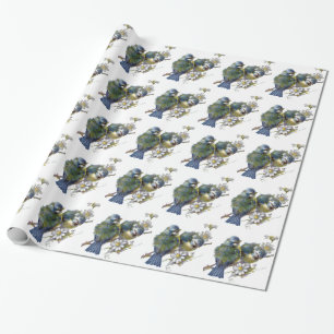 Happy Vintag Birds Geschenkpapier