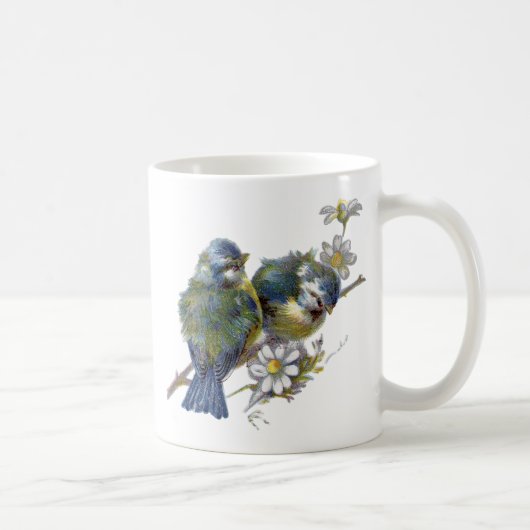 Happy Vintag Birds Kaffeetasse (Rechts)