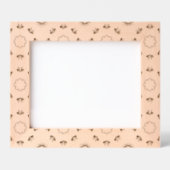 Happy Vintag floral Muster gravierte Rahmen (Vorderseite)