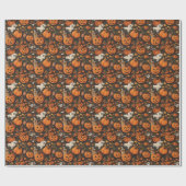 Happy Vintag Halloween Collection Geschenkpapier (Flach)