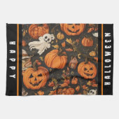 Happy Vintag Halloween Collection Geschirrtuch (Horizontal)