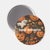 Happy Vintag Halloween Collection Magnet (Vorderseite/Rückseite)