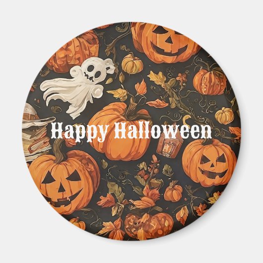 Happy Vintag Halloween Collection Magnet (Vorne)