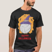 Happy Volleyball Halloween - Funny T-Shirt (Vorderseite)