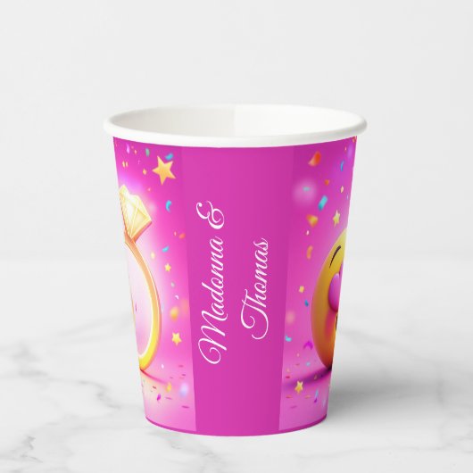 Happy Vorschlag Pappbecher (Links)