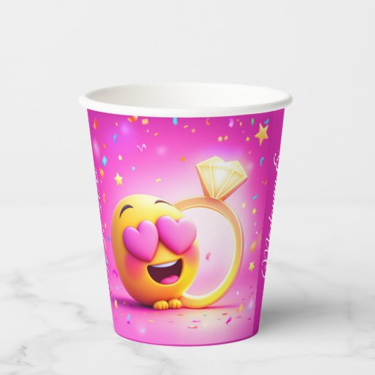 Happy Vorschlag Pappbecher (Vorderseite)