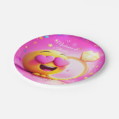 Happy Vorschlag Pappteller (Schrägansicht)