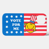 Happy Vote for me Flag Case-Mate iPhone Hülle (Rückseite (Horizontal))