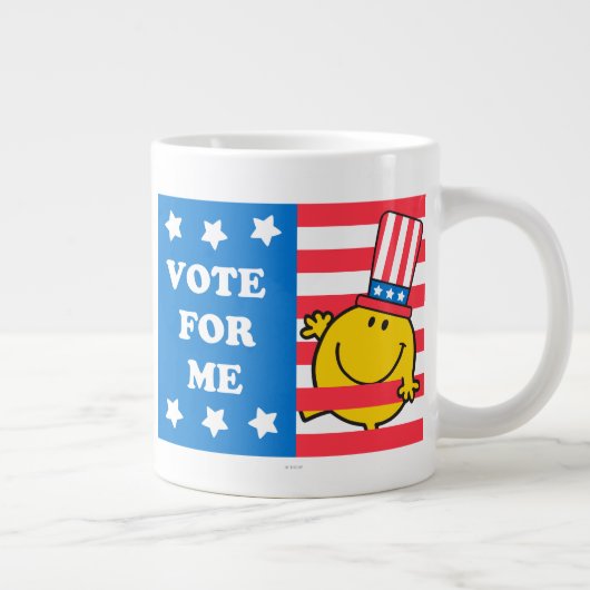 Happy Vote for me Flag Jumbo-Tasse (Rechts)
