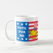 Happy Vote for me Flag Kaffeetasse (Links)