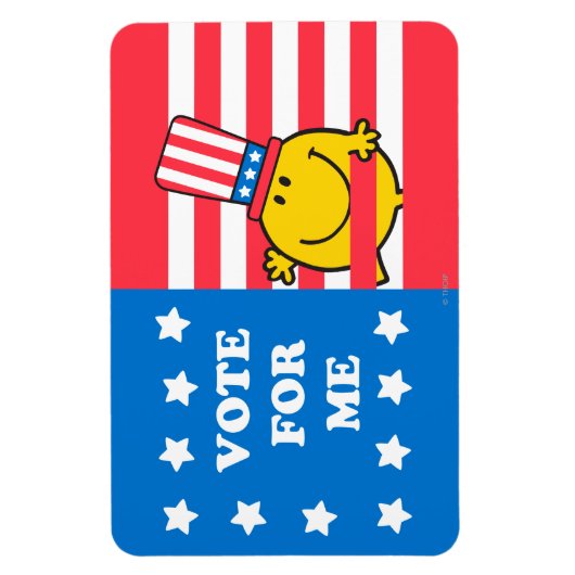 Happy Vote for me Flag Magnet (Vertikal)