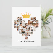 HAPPY VTHER'S DAY DANKESKARTE (Stehend Vorderseite)