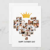 HAPPY VTHER'S DAY DANKESKARTE (Vorne/Hinten)