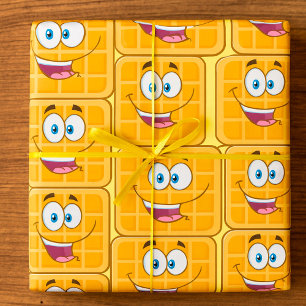 Happy Waffle Geschenkpapier
