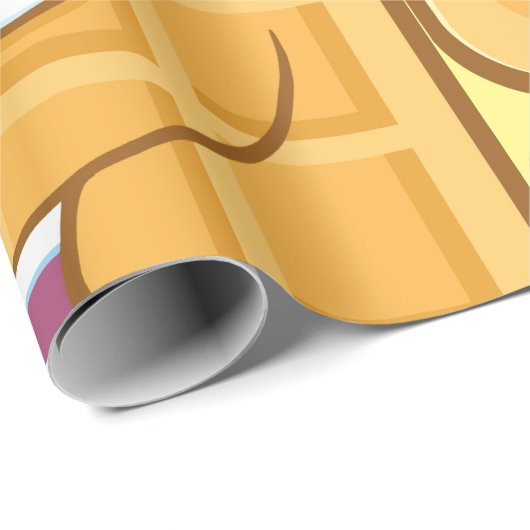 Happy Waffle Geschenkpapier (Rolleneckpunkt)