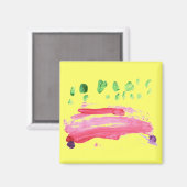 Happy Wagon Magnet (Vorderseite/Rückseite)