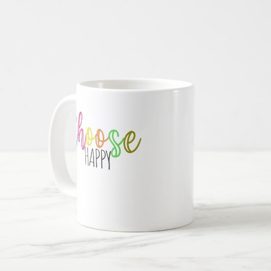 Happy wählen kaffeetasse (Vorderseite Links)