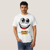 Happy wählen T-Shirt (Vorne ganz)
