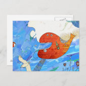 Happy Wal Postcard von Krize Postkarte (Vorne/Hinten)