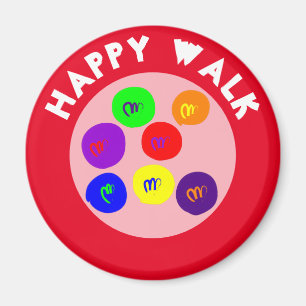 HAPPY WALK MAGNET
