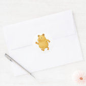 Happy Walking Hamster Sticker – Cute Animal Design (Umschlag)
