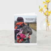 Happy Wanderer Karte (Gelbe Blume)