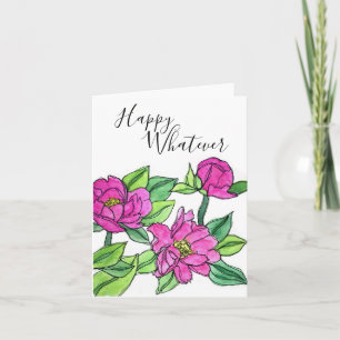 Happy, was auch immer Grußkarte ist Feiertagskarte