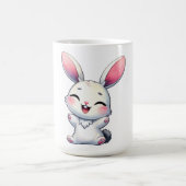 Happy Watercolor Bunny Kaffeetasse (Mittel)