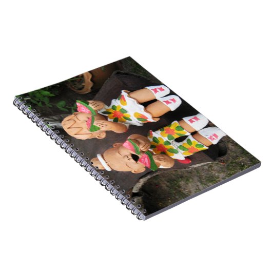 Happy Watermelon Friends Notizblock (Rechte Seite)