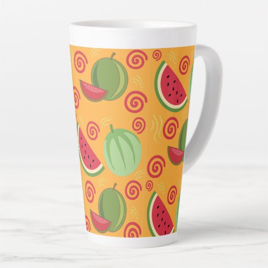 Happy Watermelon-Muster Milchtasse (Rechte Ecke)
