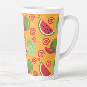 Happy Watermelon-Muster Milchtasse