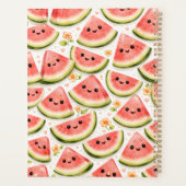 Happy Watermelon Planner Cover – Kawaii Watermelon Planer (Rückseite)