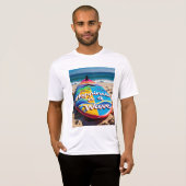 Happy Wave Surfboard T-Shirt (Vorne ganz)