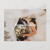 Happy Wedding 2 Postkarte (Vorderseite)